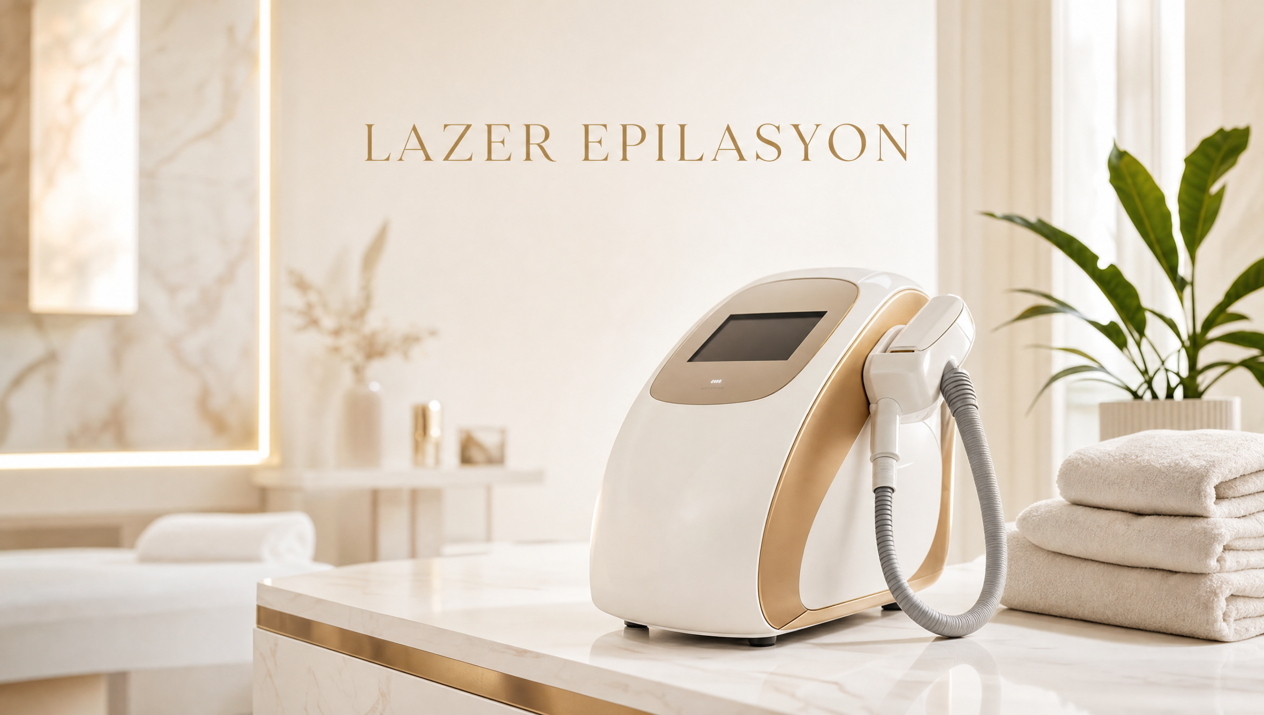 Lazer epilasyon uygulaması